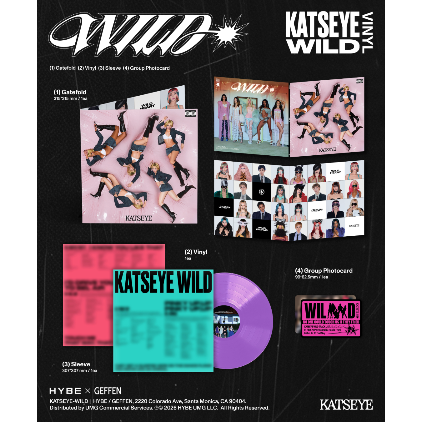 KATSEYE - WILD - Official Store Exclusive Vinyl