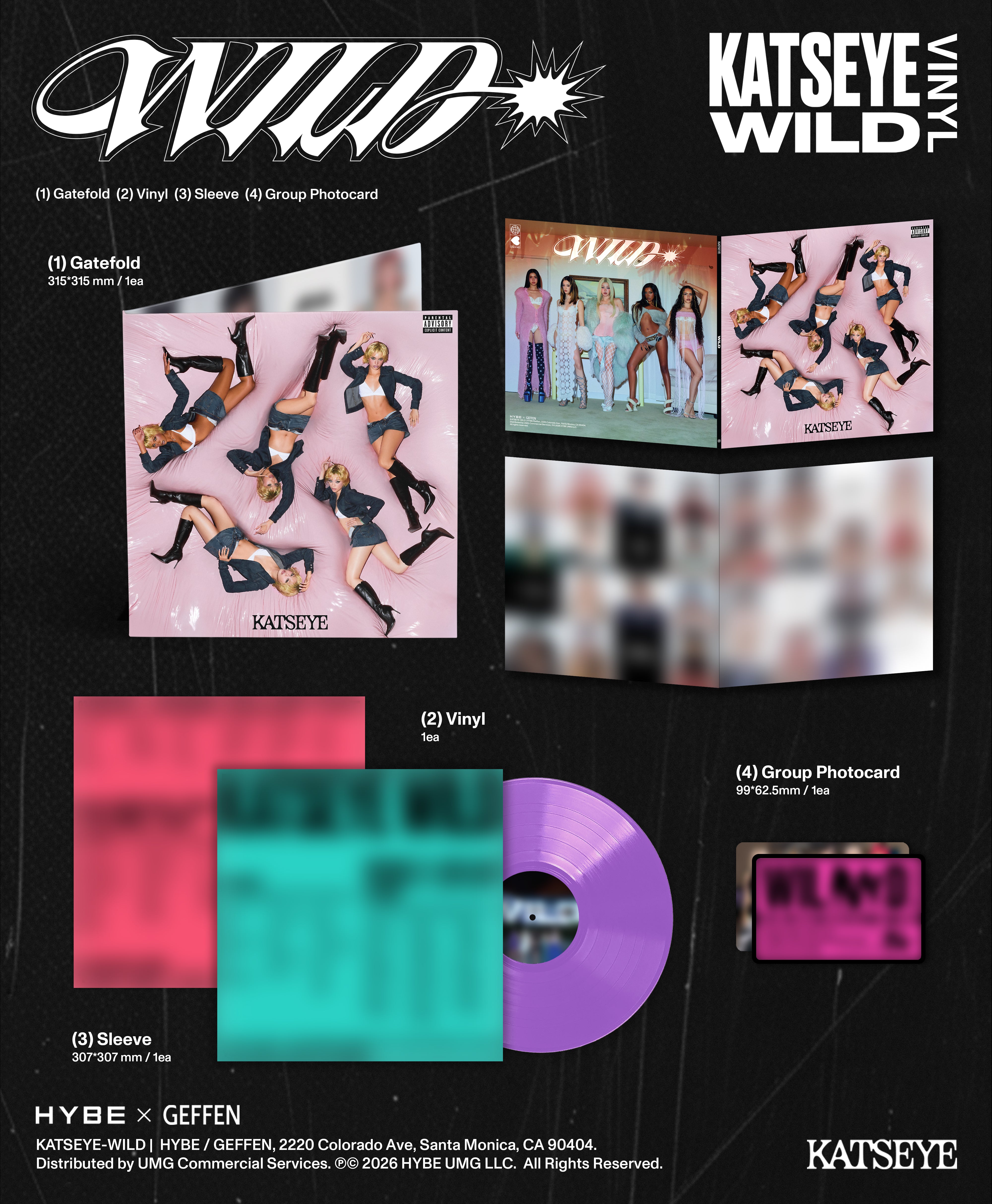 KATSEYE - WILD - Official Store Exclusive Vinyl