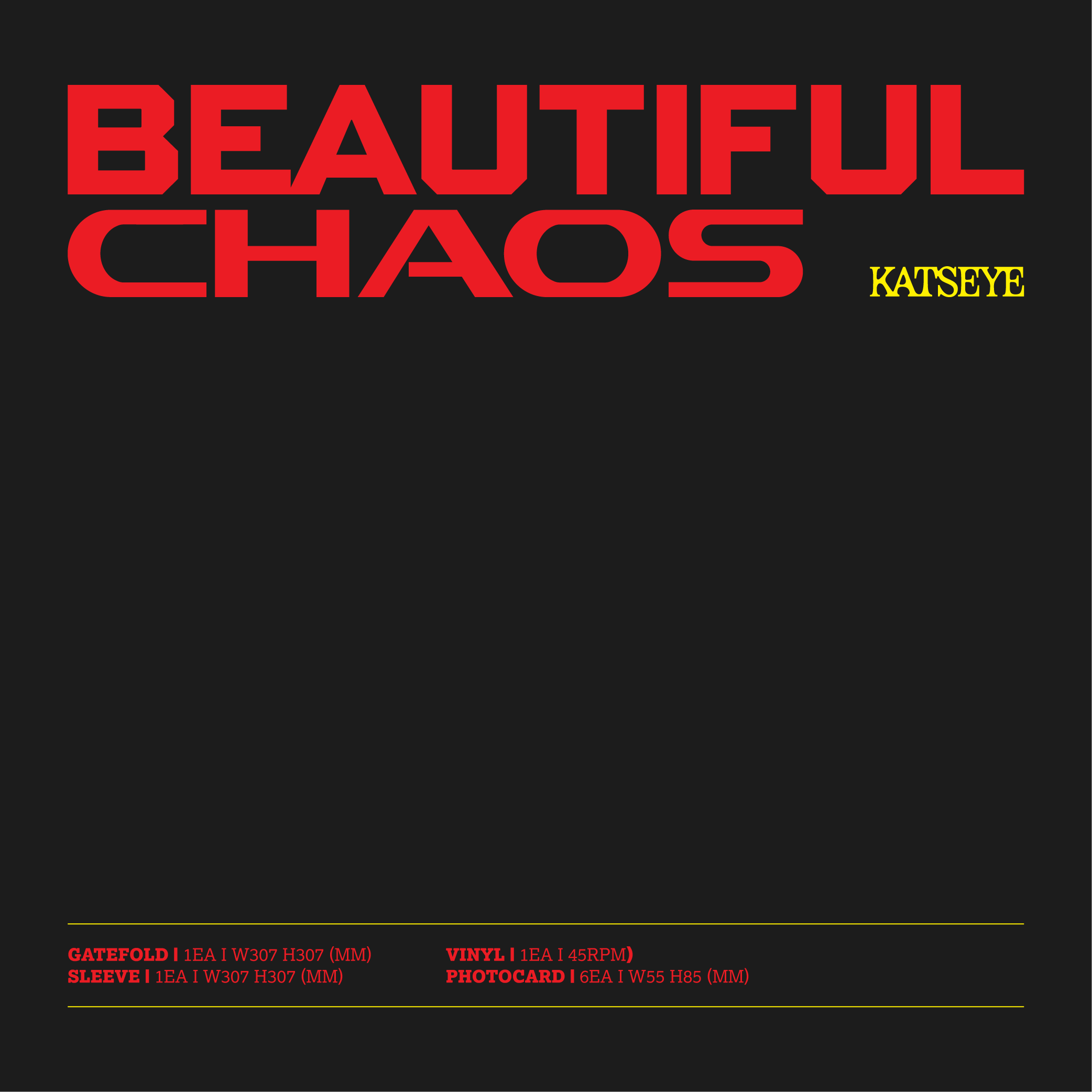 BEAUTIFUL CHAOS - Store Exclusive Vinyl + Signed Artcard