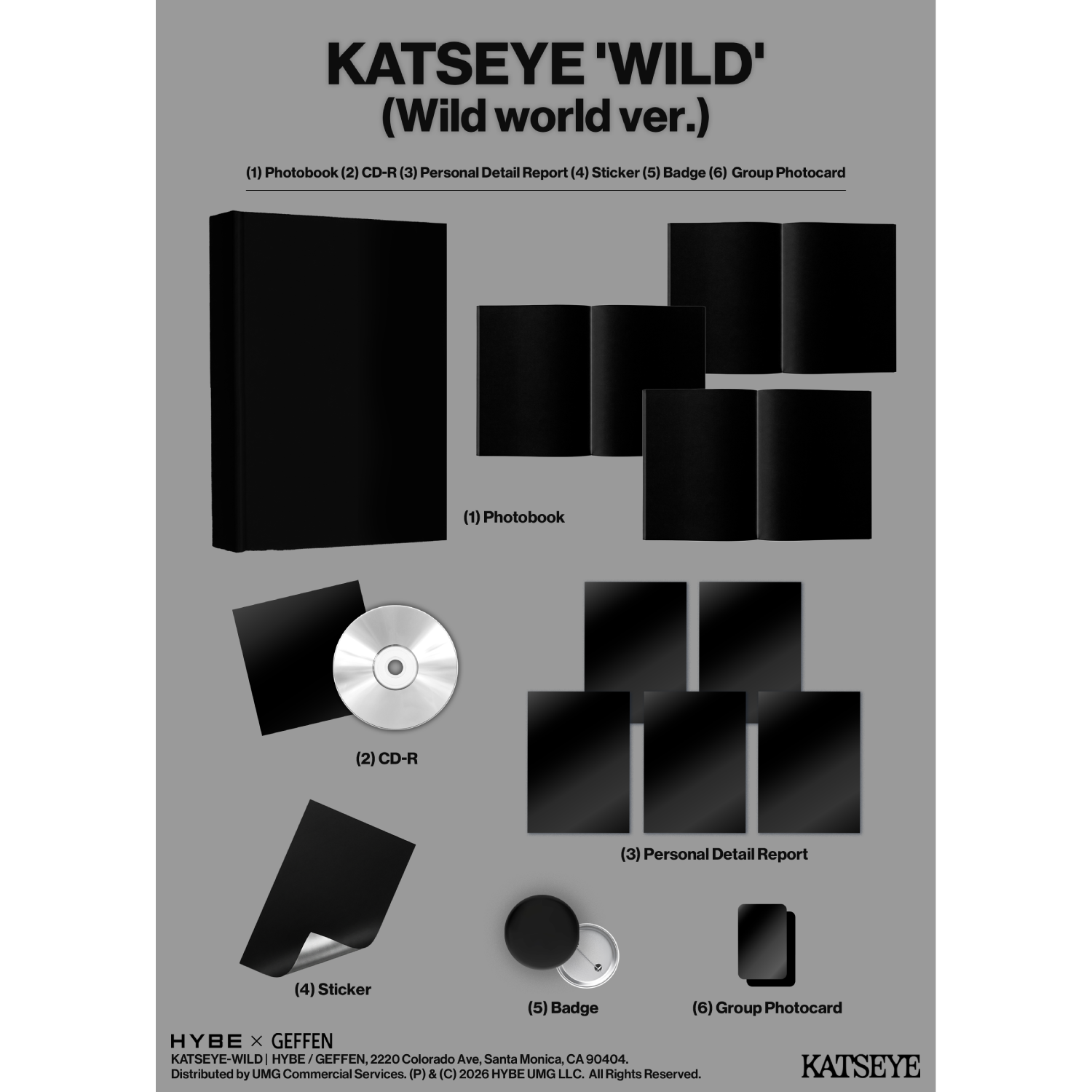 KATSEYE - WILD CD (Wild World ver.) - Official Store Exclusive